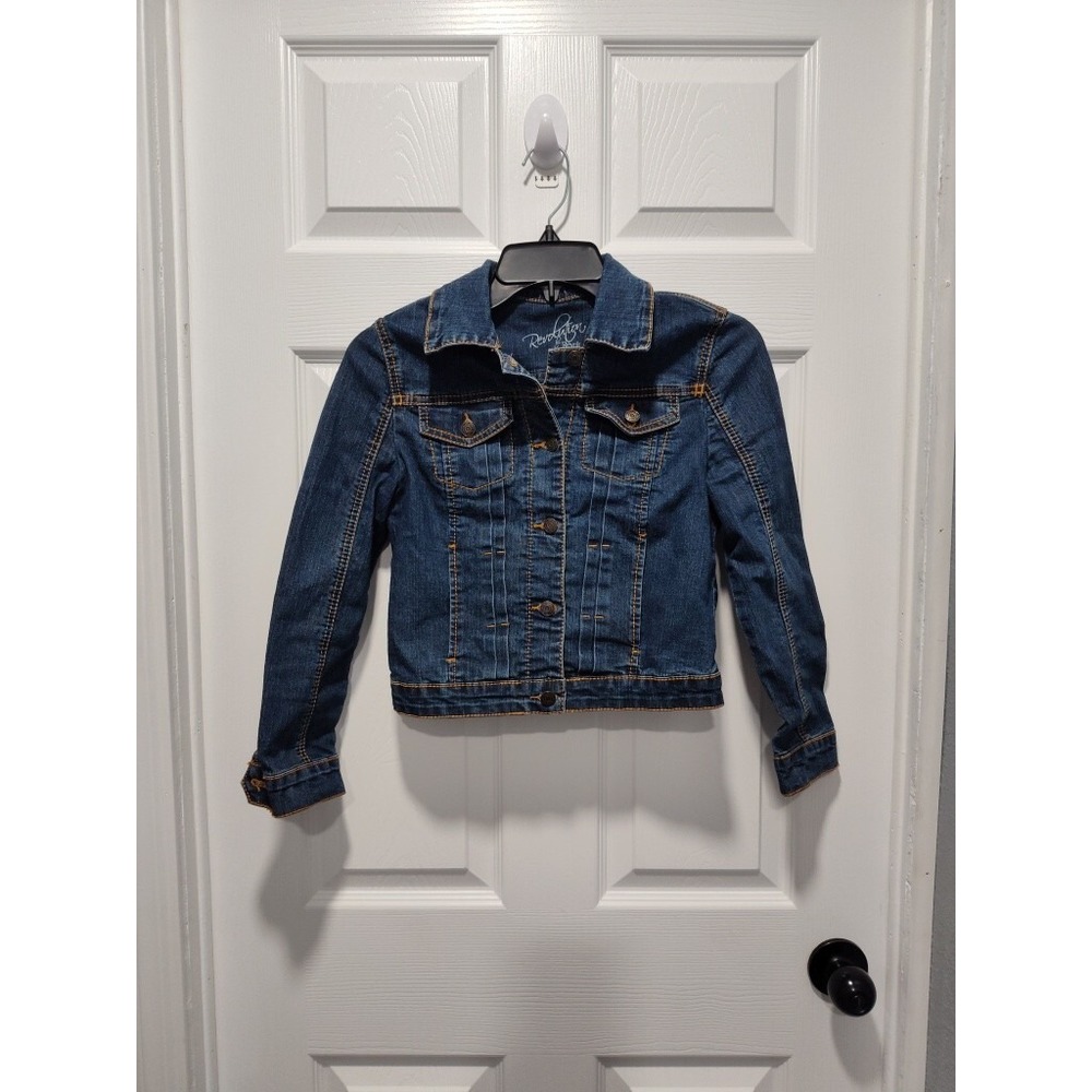 Revolution by Revolt Girls Jean Size Medium Denim‎ Jacket Farm & Fleet Trucker